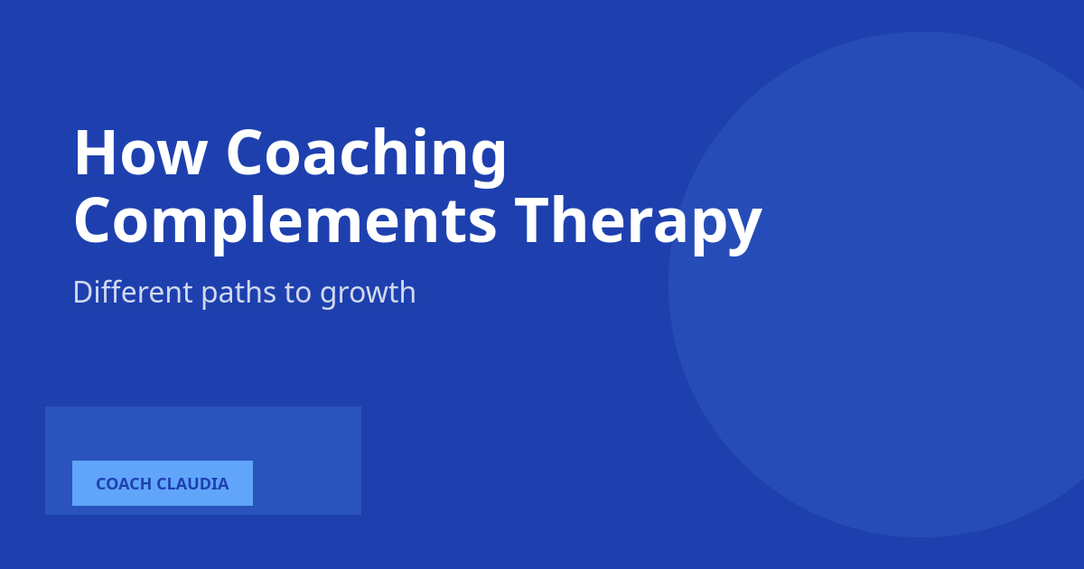 How Trauma-Informed Coaching Complements Therapy: Working in the Here-and-Now