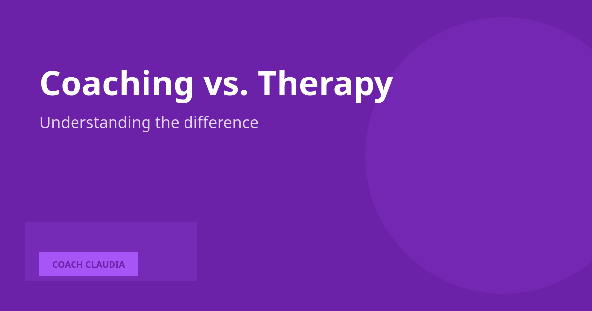 Coaching vs Therapy: Understanding the Gray Space