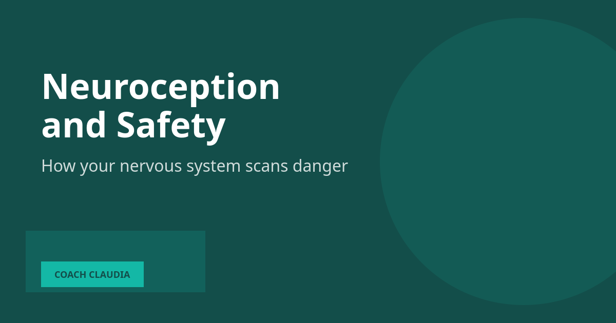 Neuroception: How Your Nervous System Detects Safety and Danger Below Awareness