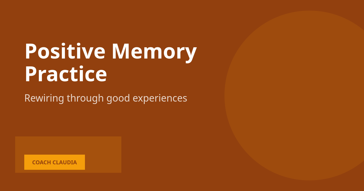 Building Safety Baseline: Educational Overview of Positive Memory Practice
